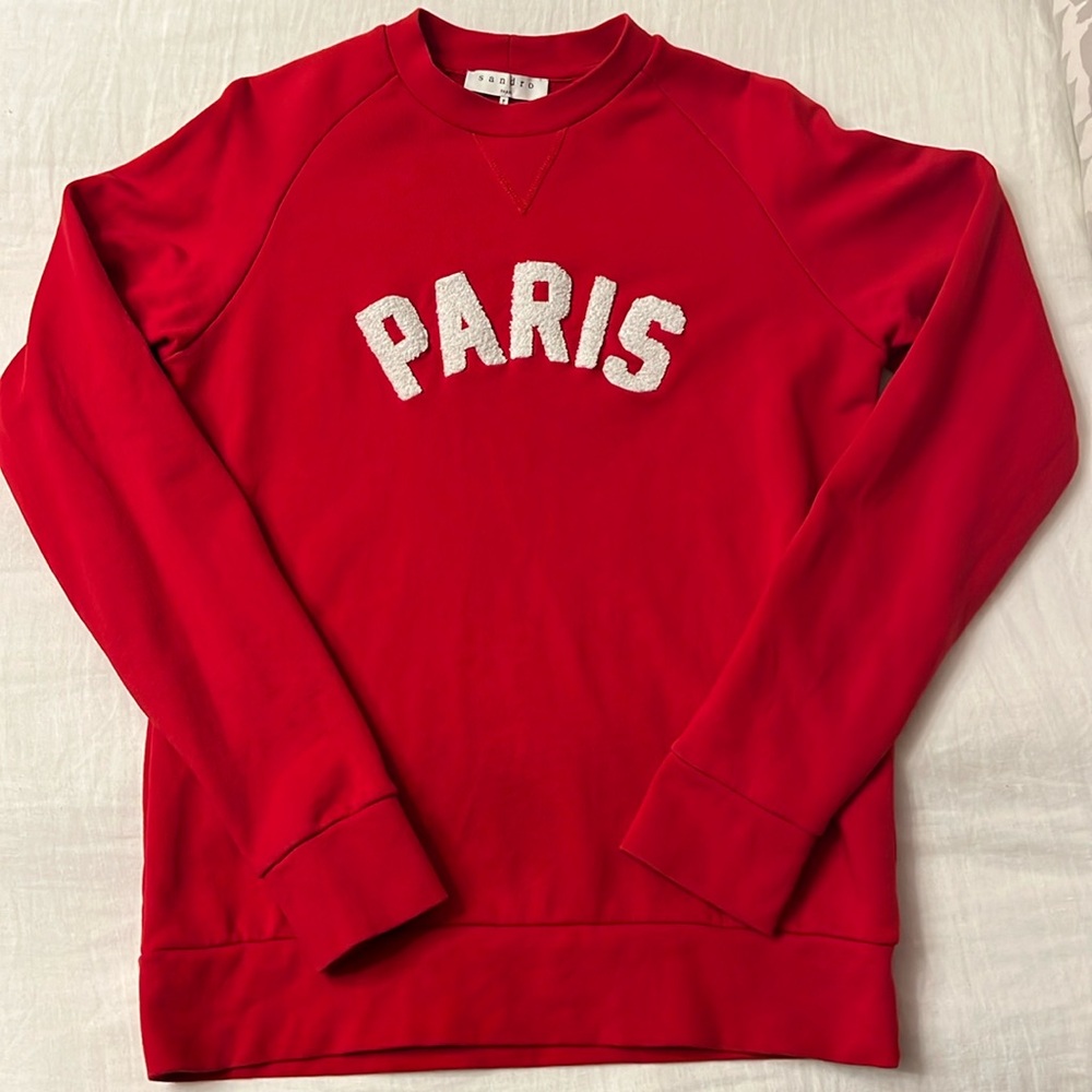 Sandro PARIS crewneck sweatshirt